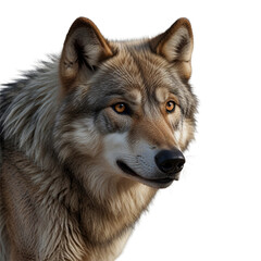 Obraz premium wolf with transparent background PNG and JPEG image