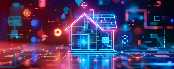 Obraz premium Smart Home Technology