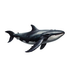 Fototapeta premium shark with transparent background PNG and JPEG image