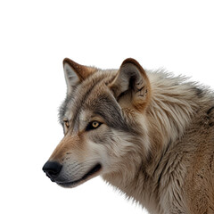 Fototapeta premium wolf with transparent background PNG and JPEG image 