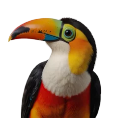 Fototapeten toucan with transparent background PNG and JPEG image © KOMOL