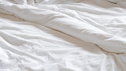 Obraz premium White bed sheet