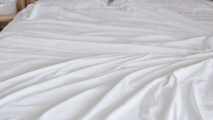 Obraz premium White bed sheet