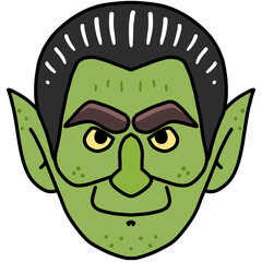 할로윈 프랑켄슈타인 일러스트