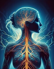 Flows of energy pass through the female body.