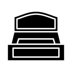 Bed glyph icon