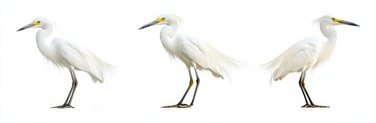 Fototapeta premium heron isolated on white background