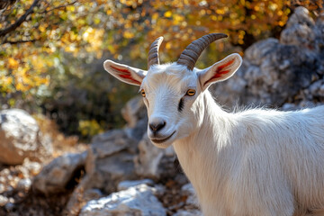 Fototapeta premium A wild animal in the forest created with generative ai technology