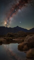 sky over the mountain