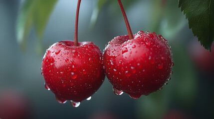 2 Red Cherries