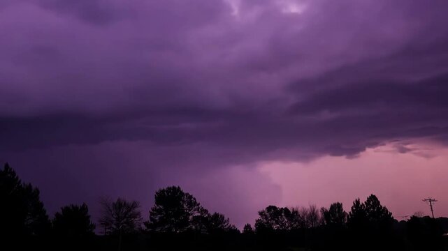 Intense Tempest and Twilight Storm: Captivating Weather Atmosphere