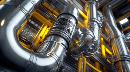 pipes workshop plant industry water gas transportation