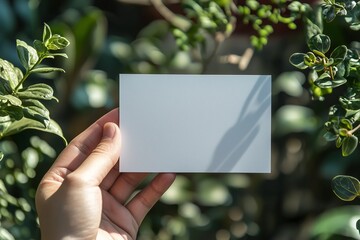 Blank Business Card Mockup on Transparent Background for Corporate Branding and Advertising Presentation