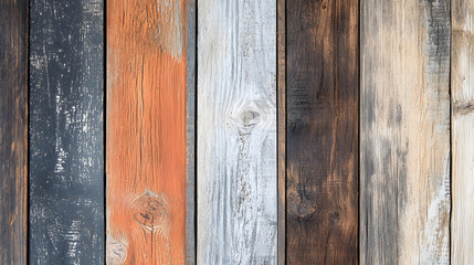 Obraz premium Rustic Textures of Aged Wood with Unique Patterns