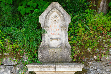 The Chemin de la Croix or Way of the Cross in English is a traditional path that leads from the...