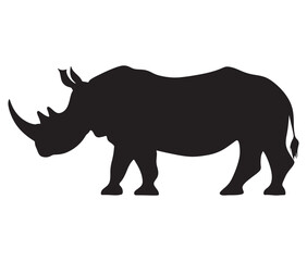 Rhino cartoon coloring page, Outline rhino, Silhouette line art rhino