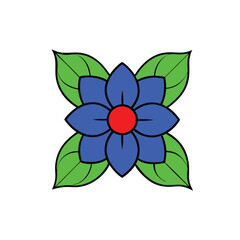 flower isolated on white