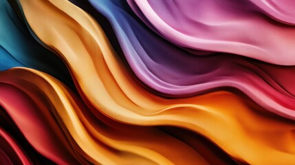 Abstract Colorful Wavy Background