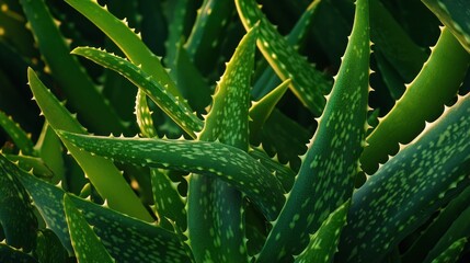 Fototapeta premium Close Up of Aloe Vera Plant