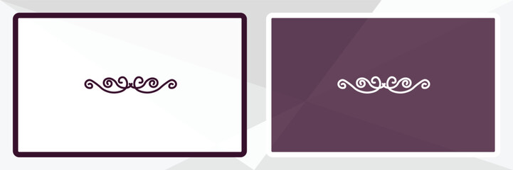 adornment  outline icon. Linear vector from furniture concept. Thin line white and black adornment  icon isolated on white and dark background