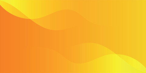 Bright orange-yellow gradient abstract fluid wave background with halftone, modern dynamic wallpaper.