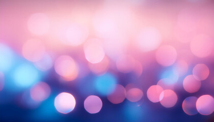 Fototapeta premium Pink and blue out of focus abstract background