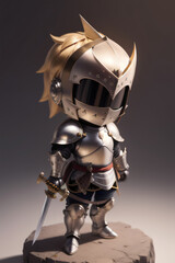 Chibi Knight in Shiny Armor