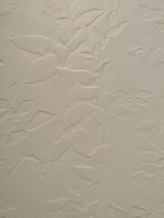 Different emboss relief flower on wall decorative wedding background