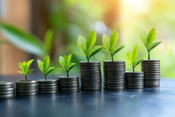 Business strategy presentation with a focus on long-term growth