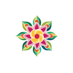illustration of lotus flower