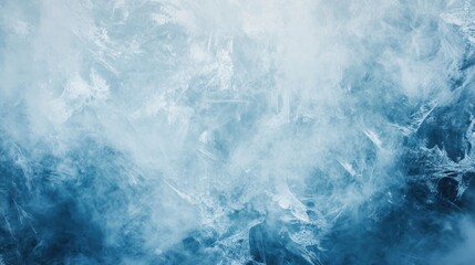Fototapeta premium Abstract Blue Ice Texture