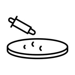 Petri Dish Icon Design