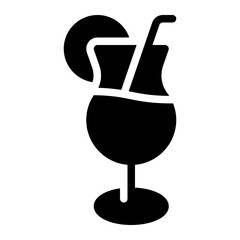 cocktail glyph icon