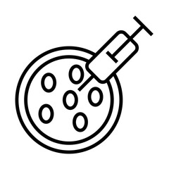 Biotechnology Cell Icon Design