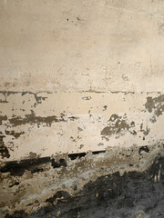 Detail of the surface of the old plaster - old grunge wall