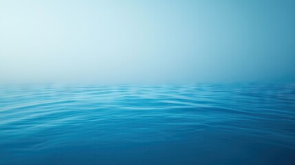 Fototapeta premium A bright sea blue background with a smooth texture, ideal for adding a touch of freshness and clarity to your design.