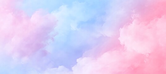 A soft, pastel gradient background transitioning from peach to lavender with a central text space