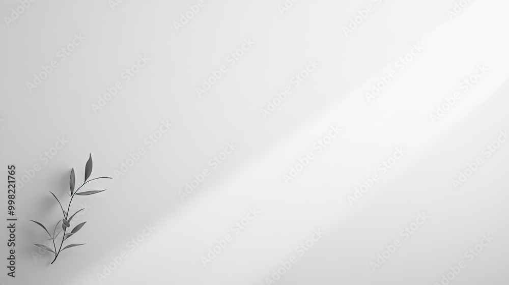 Fototapete a simple, solid white background with smooth texture, perfect for adding text or placing objects in 