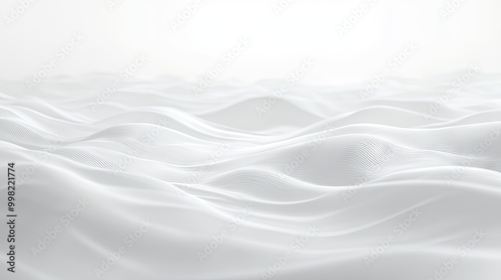 Fototapete a simple, solid white background with smooth texture, perfect for adding text or placing objects in 