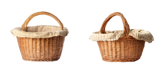 a close up of baskets

