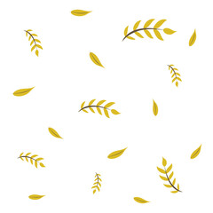 Vector seamless pattern illustration ears of wheat. Whole grain, natural, organic background for bakery package, bread products.
