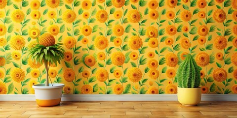 Charming and simplistic wallpaper design to elevate your digital environment and projects with a touch of brightness and creativity. Perfect for any workspace or personal use.