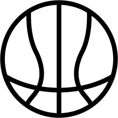 Vector Icon Basketball, Sport, Ball Outline, Ball, Basket Ball Gear