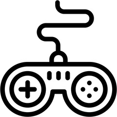 Obraz premium Vector Icon Gamepad, Video Games, Game Controller, Games, Joystick