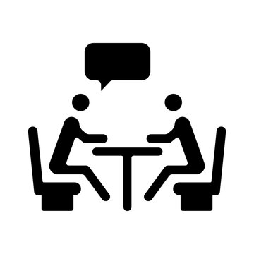 recommend clip art: deliberation concept line icon. Simple element illustration. deliberation concept outline symbol design.