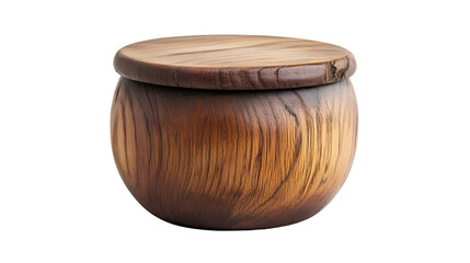 Fototapeta premium a wooden bowl with a lid