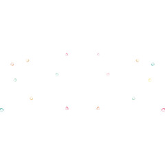 Frame, love decoration background. Colorful heart decoration and doves.