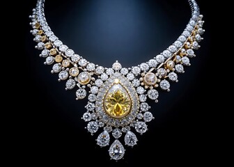 Elegant diamond necklaces