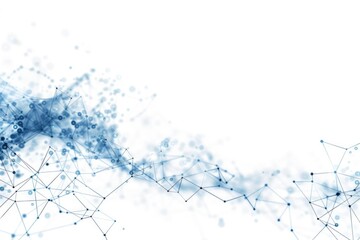 A simple design featuring white and blue dots and lines on a background, suitable for use in graphic design projects