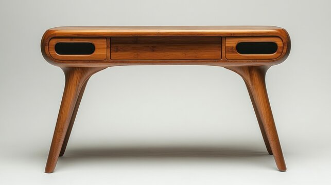 recommend clip art: Contemporary Wooden Console Table